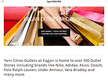 Tablet Screenshot of eaganoutlet.com